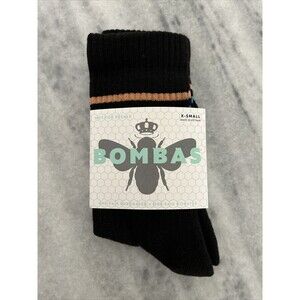 Bombas Youth XS Half Calf Socks in Black